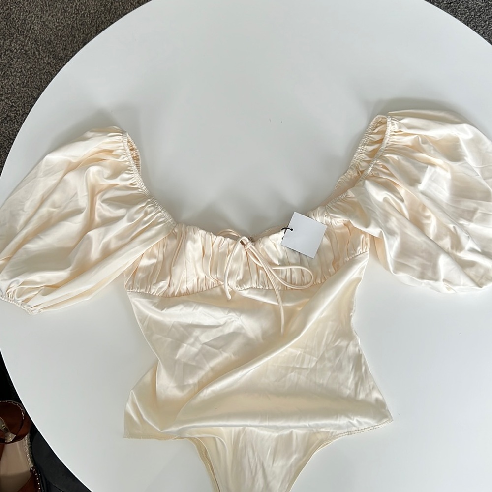 Satin bodysuit